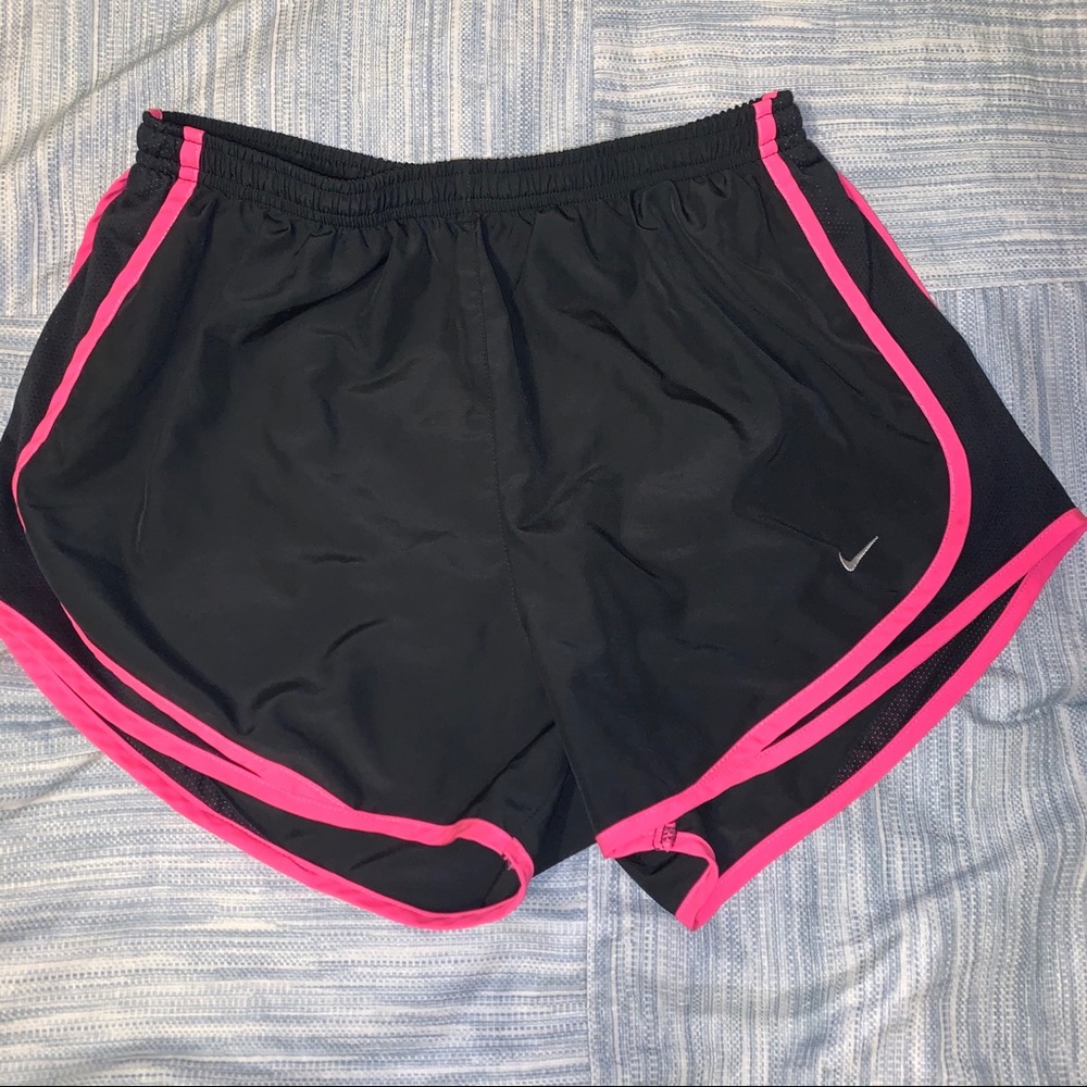 Black and Pink Nike Shorts